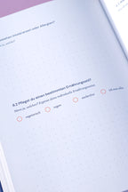if-Vorsorgebuch in Blau, Fragenseite