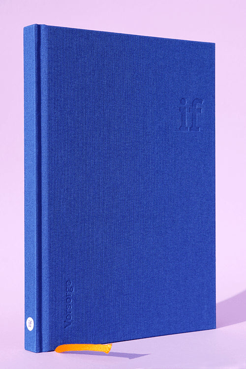 if-Vorsorgebuch in Blau